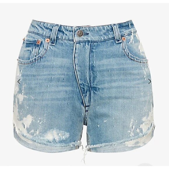 SER.O.YA LEX LOW RISE SHORTS, BLEACHED, DISTRESS, OLYMPIA BLEACHED - Picture 3 of 10